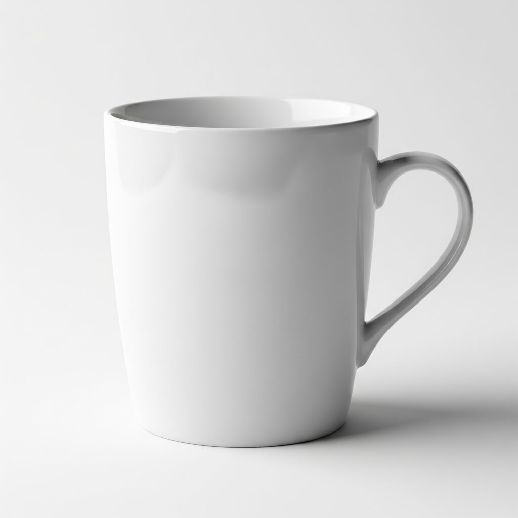 suchy porcelanowy kubek